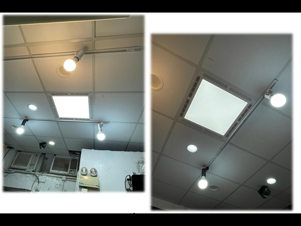 光(guāng)生(shēng)物(wù) 可(kě)杀菌的(de)空(kōng)气(qì)淨化(huà)燈(dēng) 餐廳消毒照明(míng)